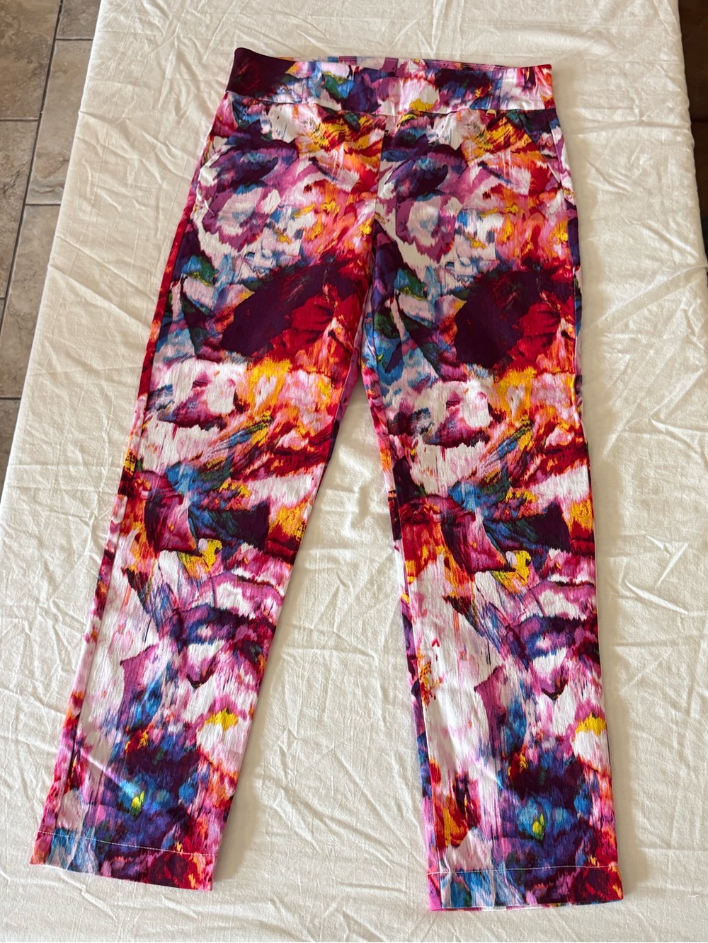 Women’s Attyre Pink Purple Floral Pants